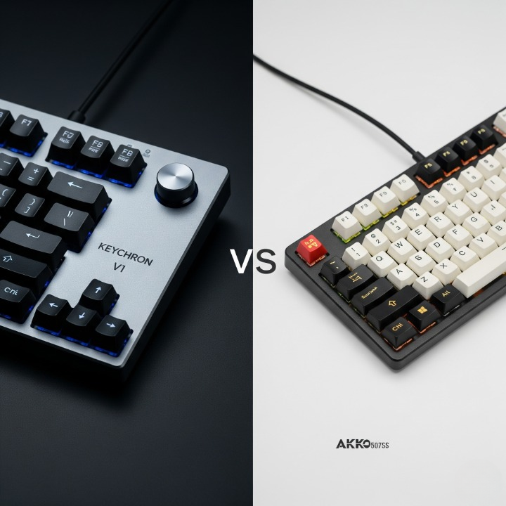 The Budget Keyboard Battle: Keychron V1 vs. Akko 5075S